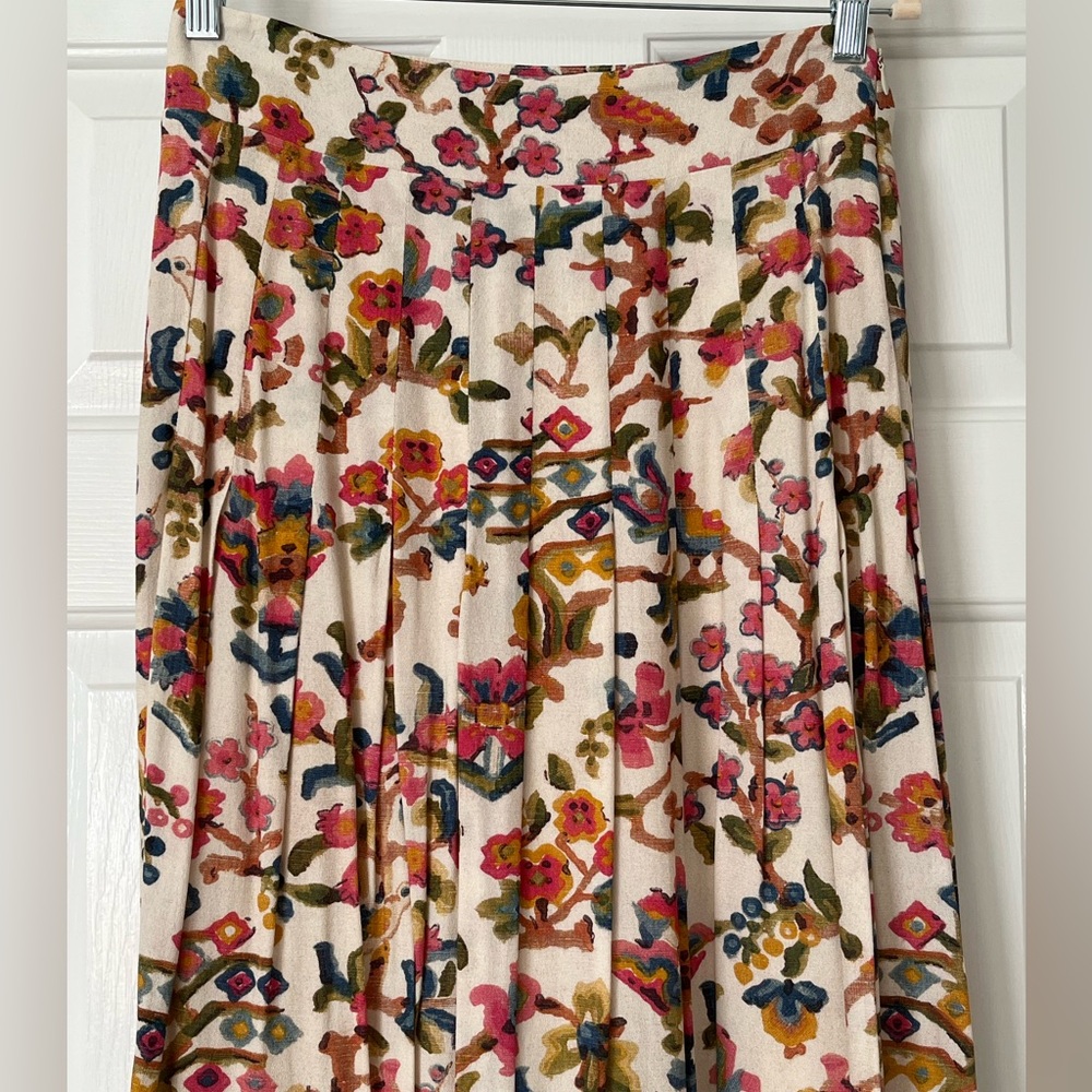 Sézane Jade Skirt, color Villa, size 8 (FR 40)